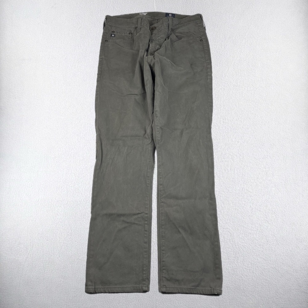 AG Adriano Goldschmied Pants Mens 32x32 Gray The Graduate Tailored Leg Chino
